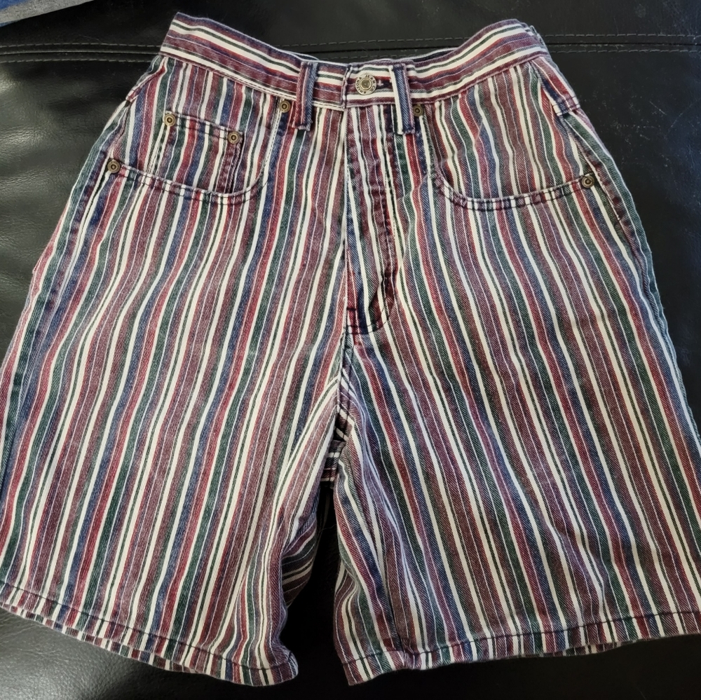 Vintage Arizona size 7 vertically striped shorts